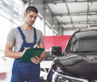 image of a man working